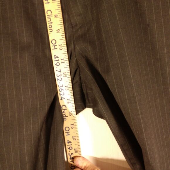Brooks Brothers suit mens 1818 regent fit 45L wool 38x30 black 2 peice pants USA - Picture 13 of 16